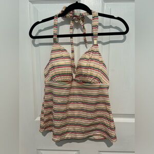 Victoria's Secret Striped Halter Tankini